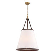Crystorama CAL-2406-LG Callahan 6 Light Luxe Gold Pendant, UL Dry Rated, Luxe Gold