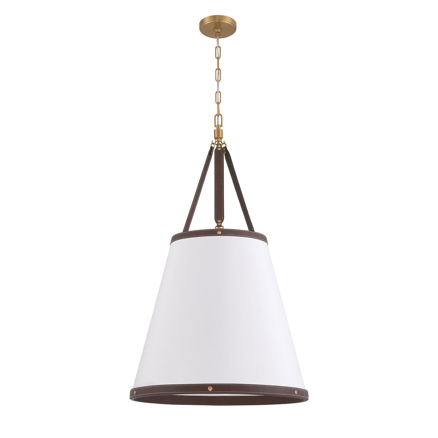 Crystorama Callahan CAL-2406-LG – 21 Inch – 6 Light – Pendant Light – Luxe Gold – Dry Rated
