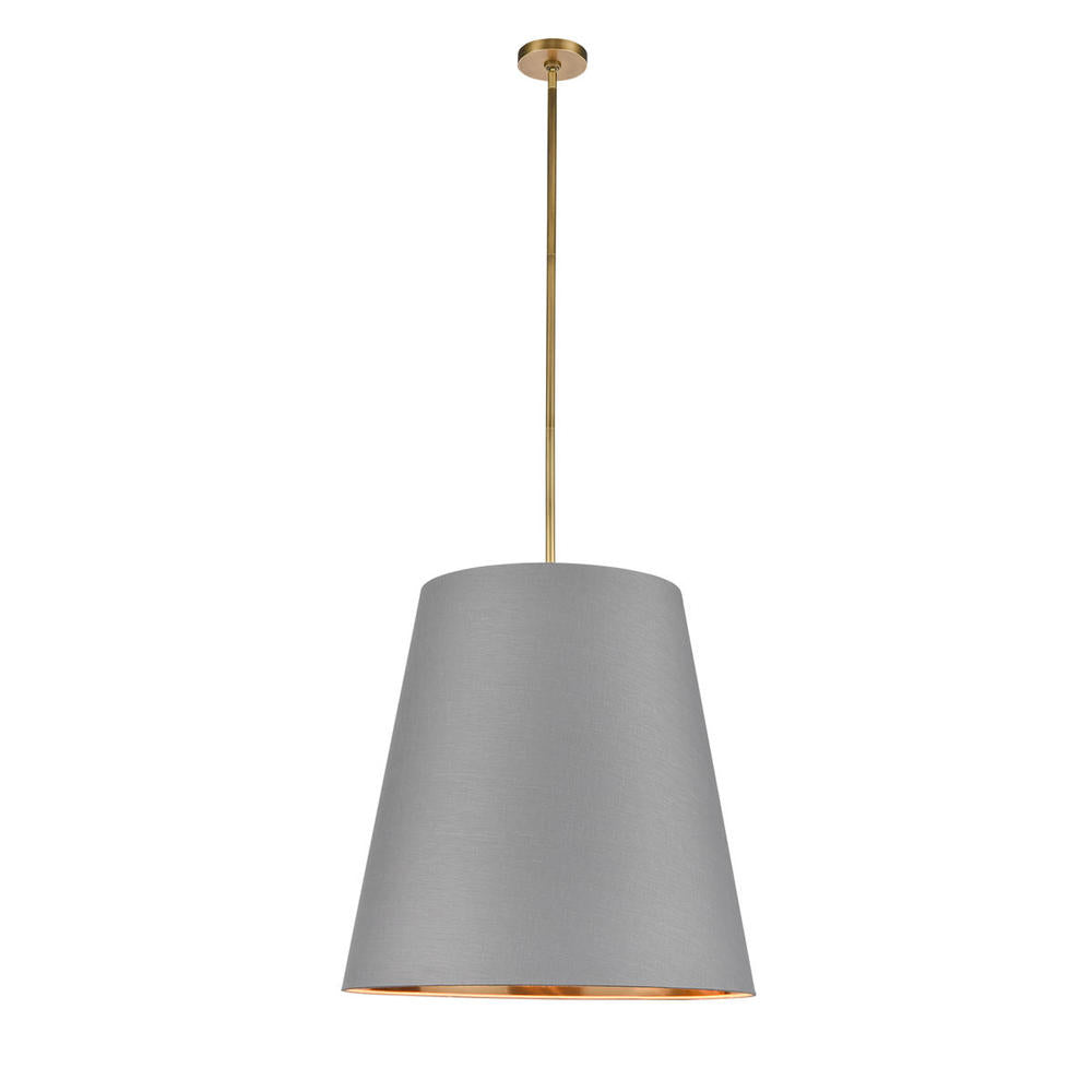 Alora Lighting CALOR PD311025VBGG Pendant Contemporary - Vintage Brass