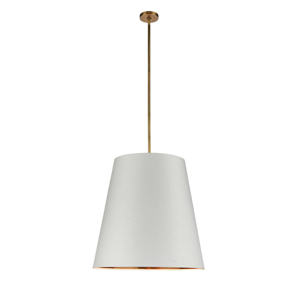 Alora Lighting CALOR PD311025VBWG Pendant Contemporary - Vintage Brass