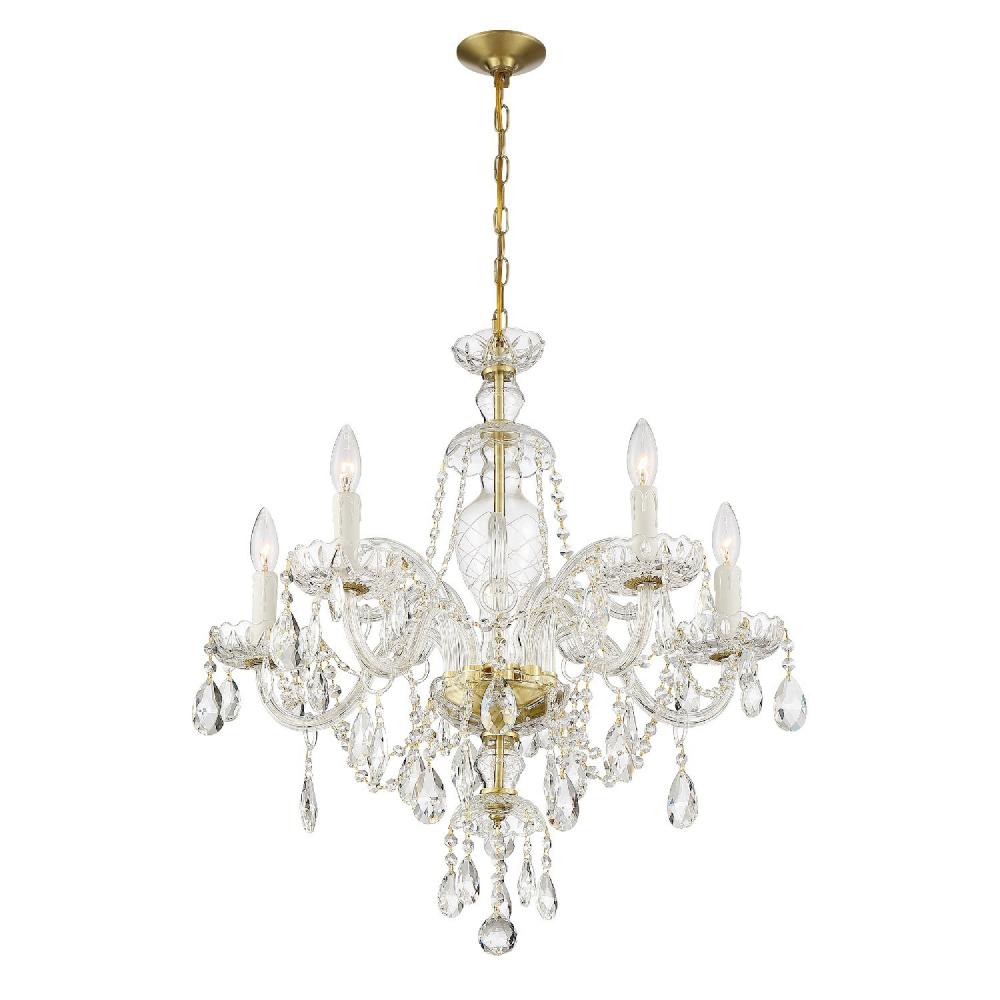 Crystorama CANDACE CAN-A1306-PB-CL-MWP Chandelier Americana - Polished Brass