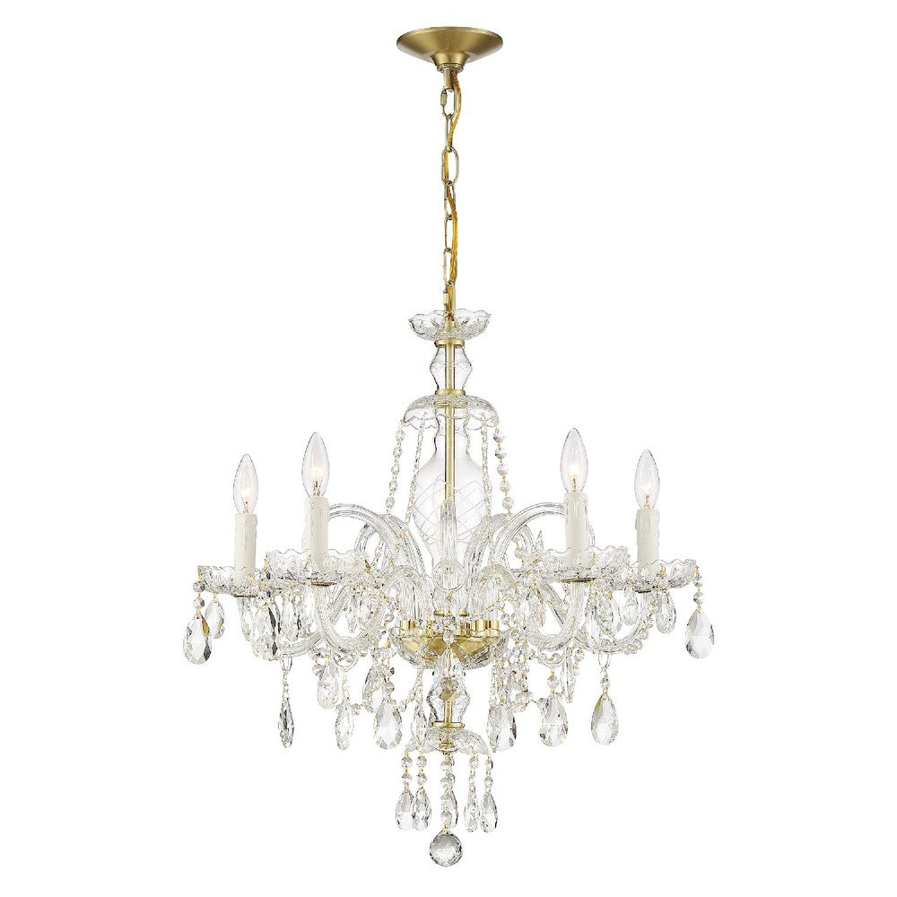 Crystorama CANDACE CAN-A1306-PB-CL-MWP Chandelier Americana - Polished Brass