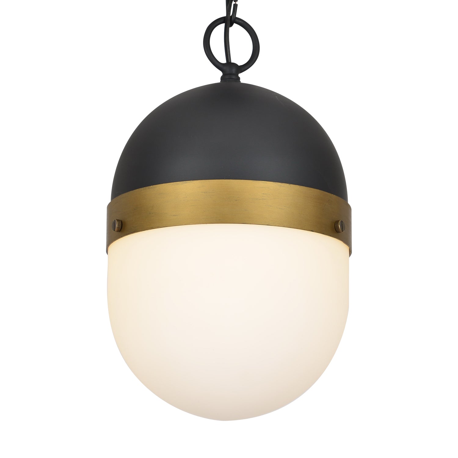 Crystorama Capsule CAP-8507-MK-TG – 8 Inch – 1 Light – Outdoor – Matte Black + Textured Gold – Wet Rated