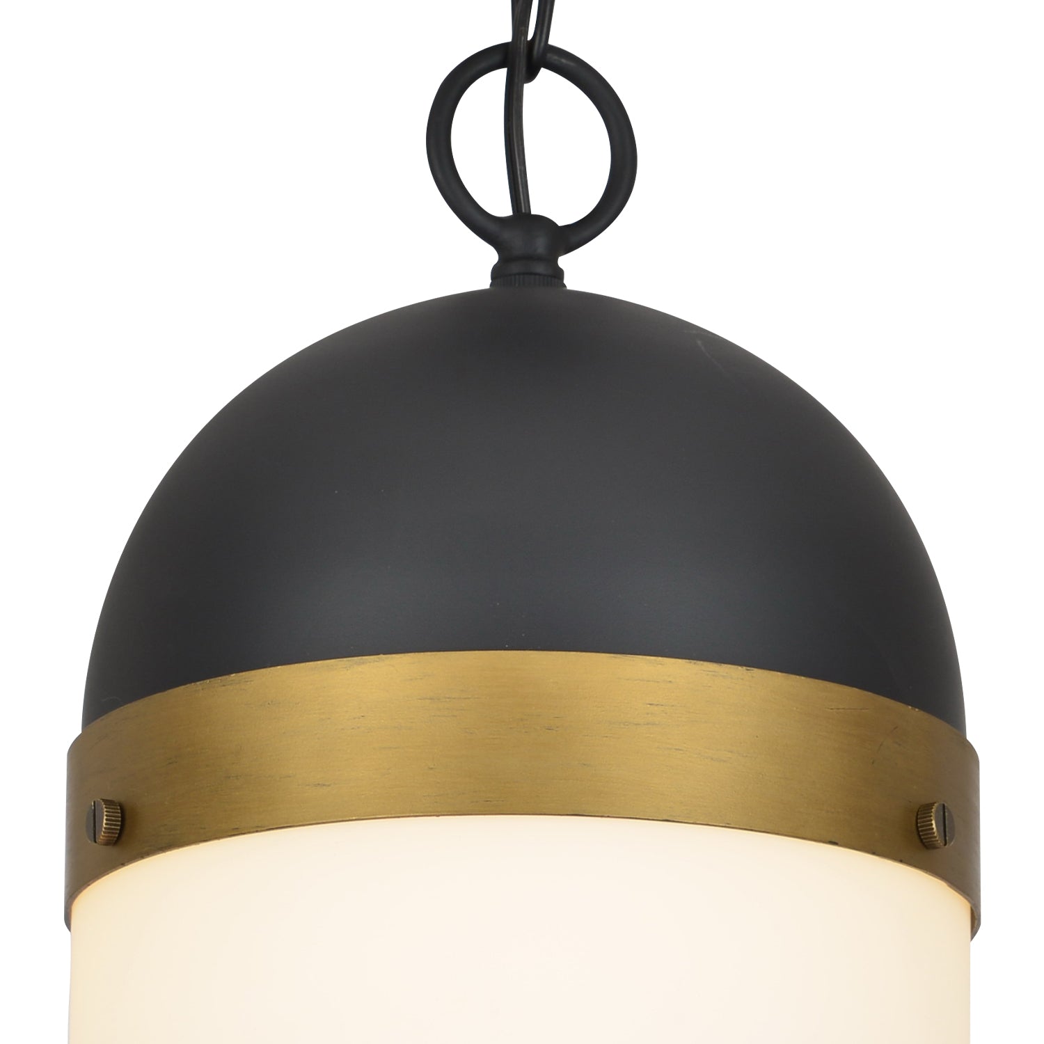 Crystorama Capsule CAP-8507-MK-TG – 8 Inch – 1 Light – Outdoor – Matte Black + Textured Gold – Wet Rated