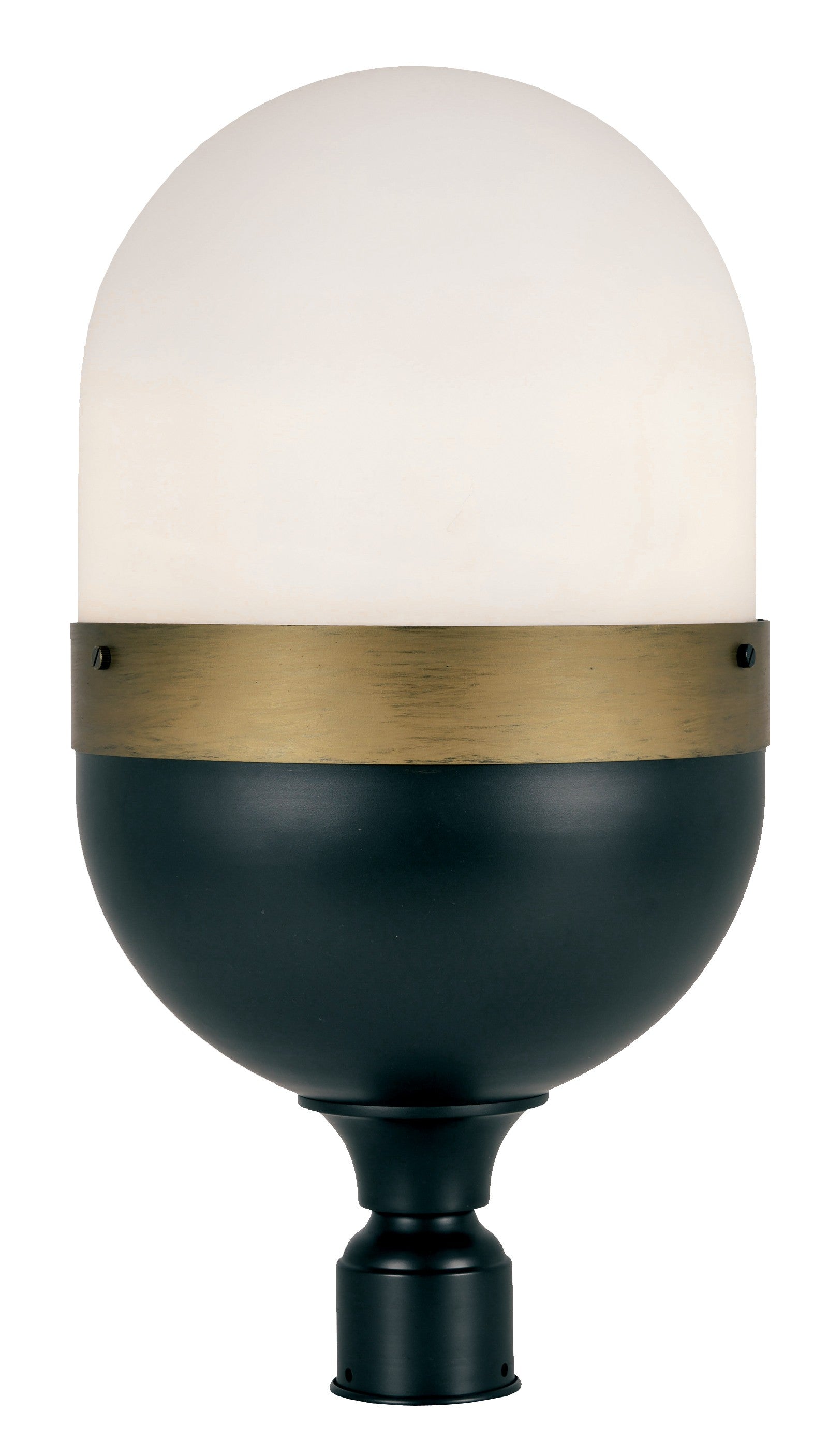 Crystorama Capsule CAP-8509-MK-TG – 12.25 Inch – 3 Light – Outdoor – Matte Black + Textured Gold – Wet Rated