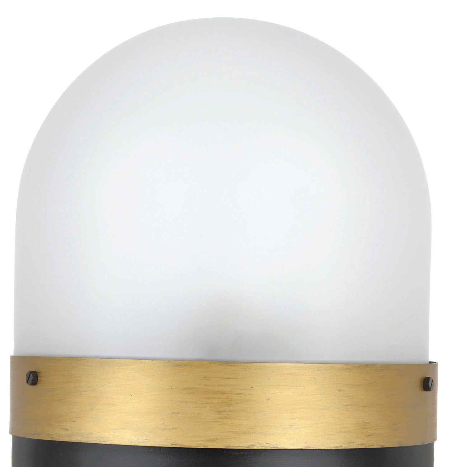 Crystorama Capsule CAP-8509-MK-TG – 12.25 Inch – 3 Light – Outdoor – Matte Black + Textured Gold – Wet Rated