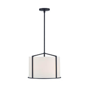 Crystorama Carlyn CAR-9204-BK – 16 Inch – 4 Light – Chandelier – Black – Dry Rated