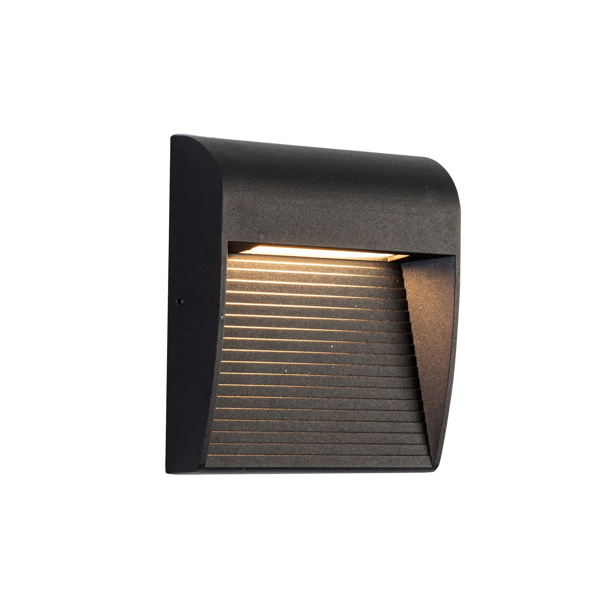 Casa 5-in Black LED Exterior Wall Sconce