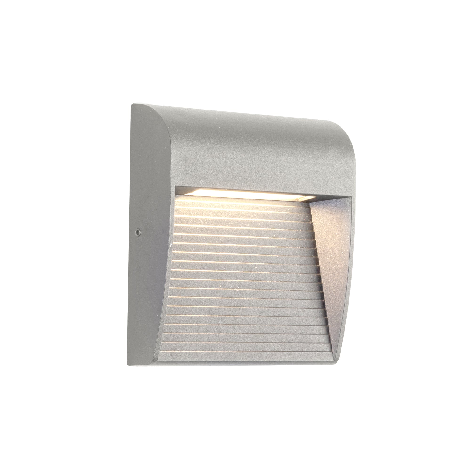 Casa 5-in Grey LED Exterior Wall Sconce