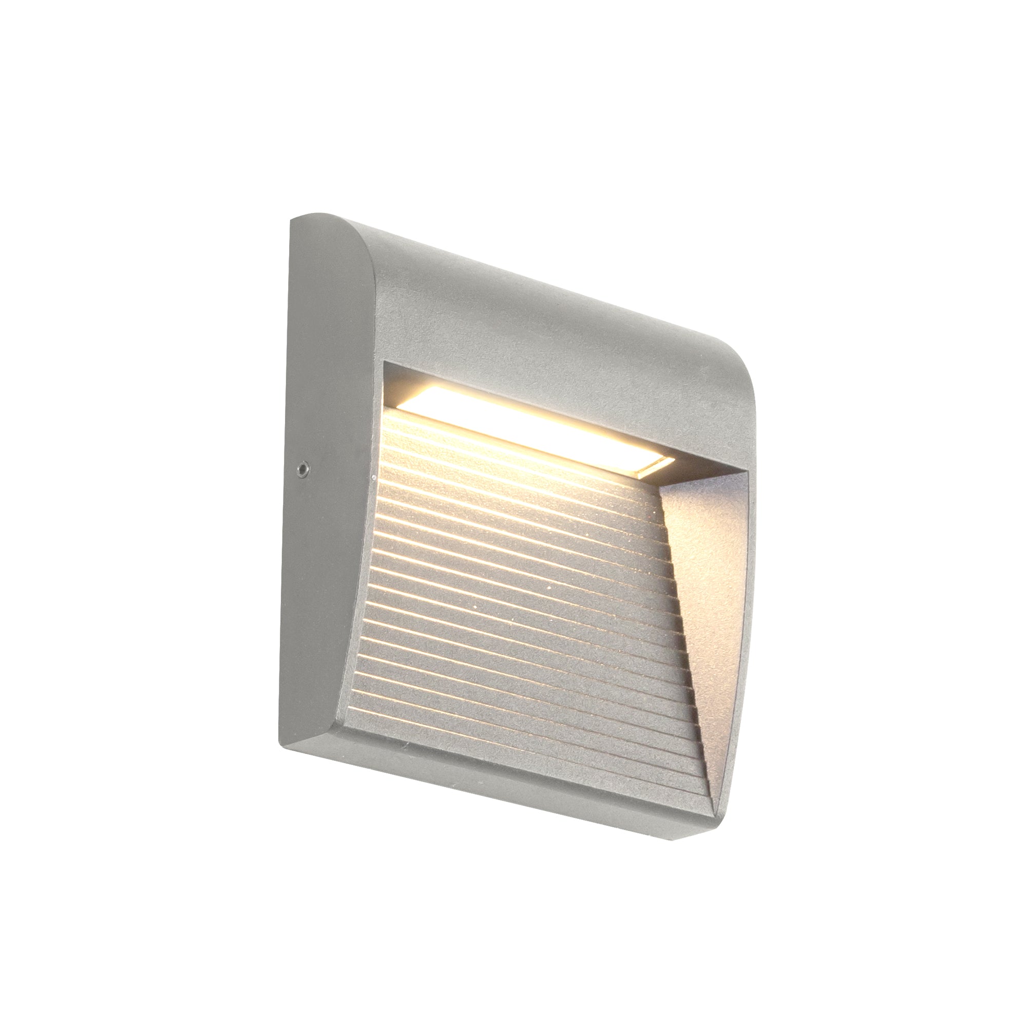 Casa 5-in Grey LED Exterior Wall Sconce