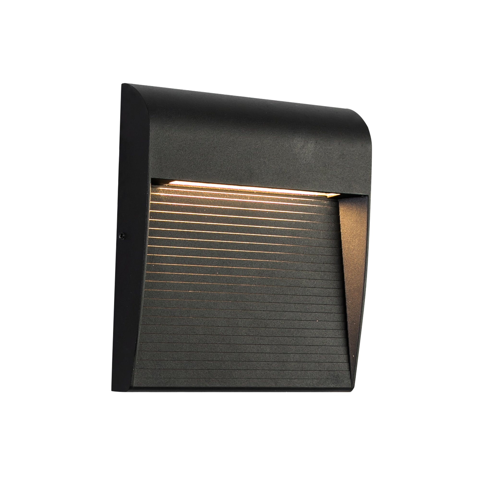 Casa 7-in Black LED Exterior Wall Sconce