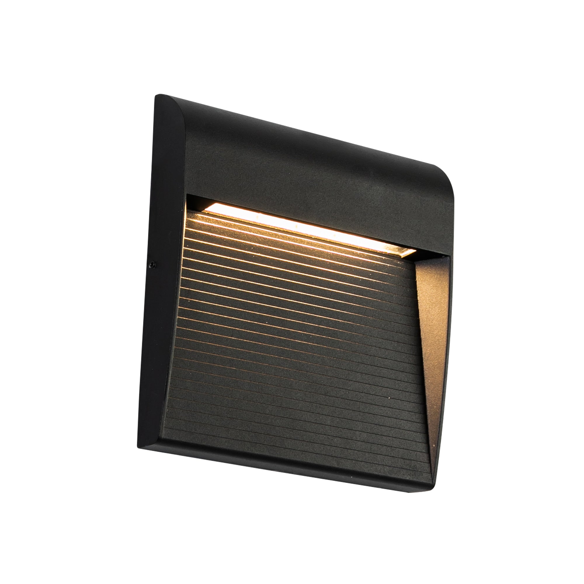 Casa 7-in Black LED Exterior Wall Sconce