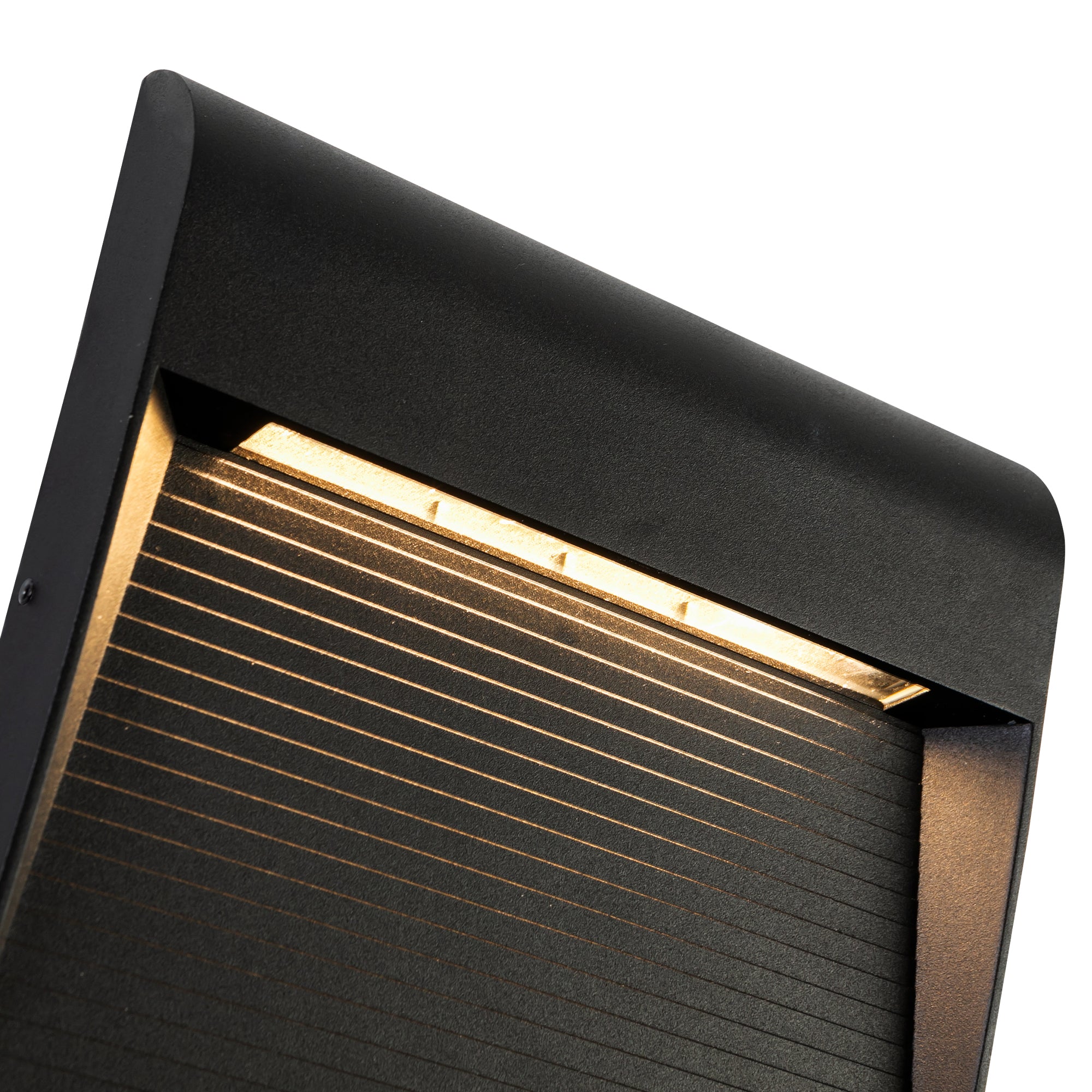 Casa 7-in Black LED Exterior Wall Sconce