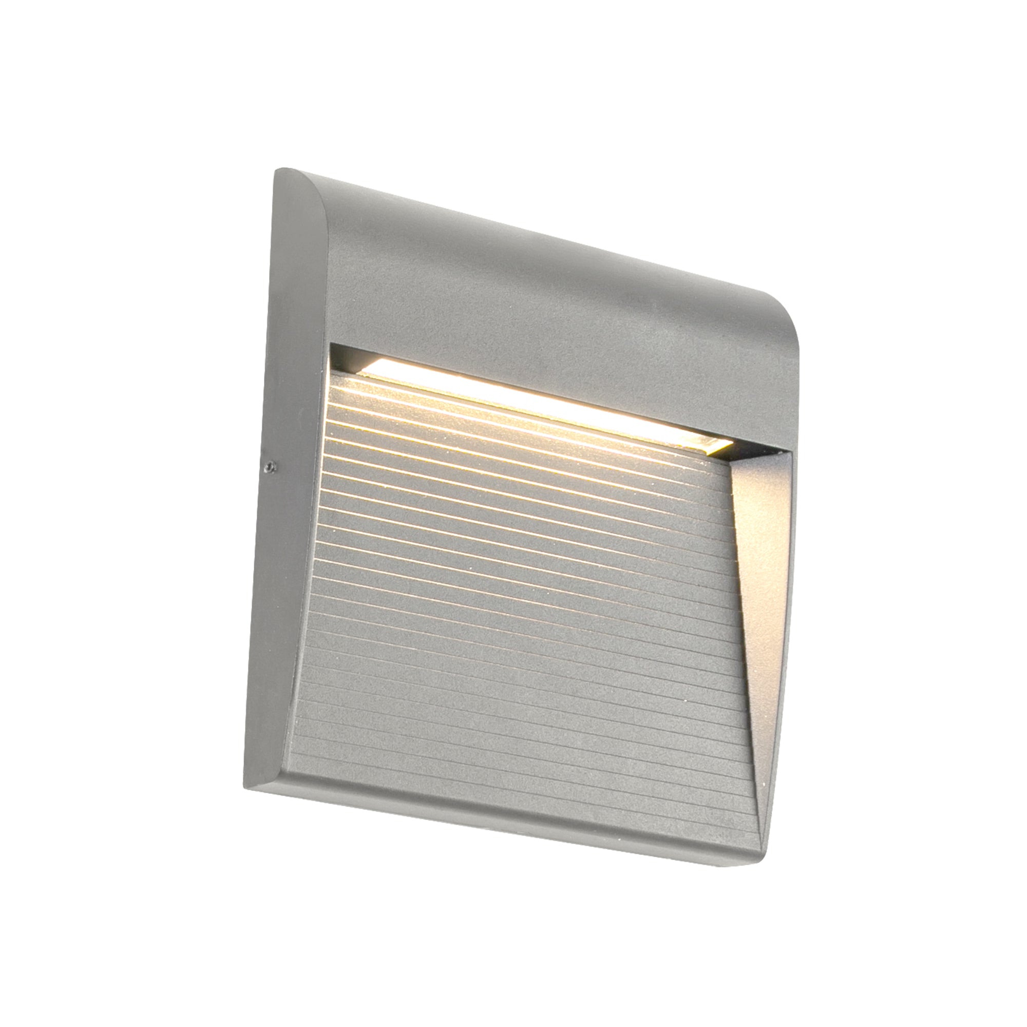 Casa 7-in Grey LED Exterior Wall Sconce