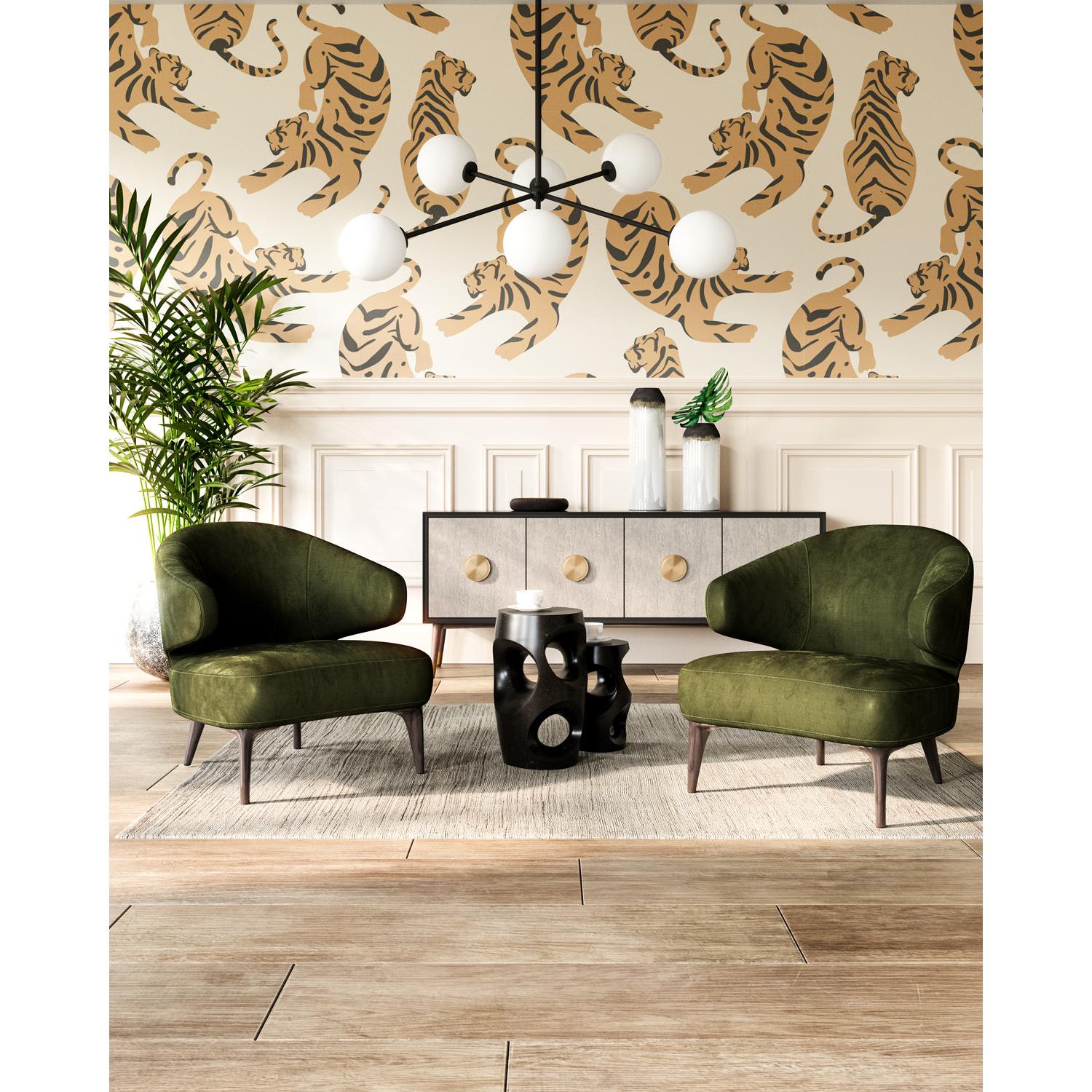 Cassia 40-in Matte Black/Opal Matte Glass 6 Lights Chandeliers