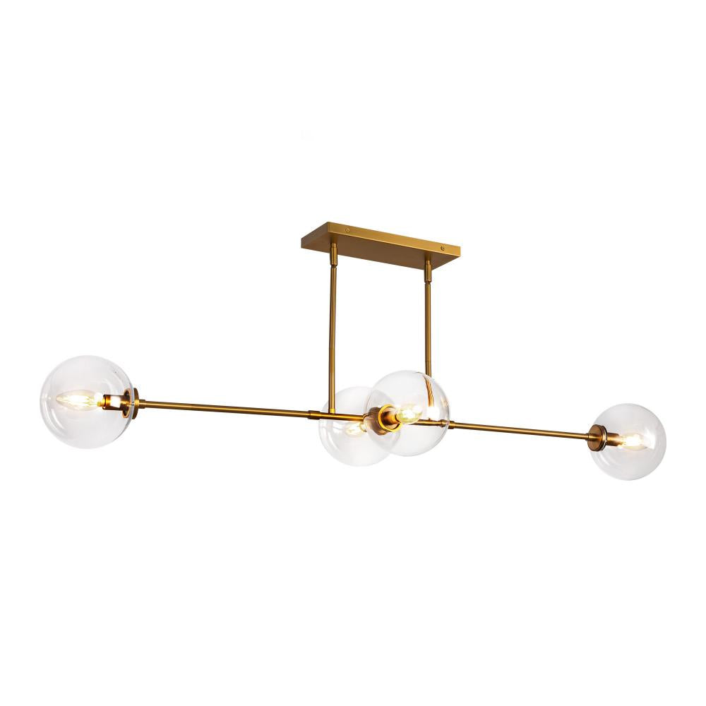 Alora Lighting CASSIA LP549448AGCL Pendant Bohemian - Aged Brass