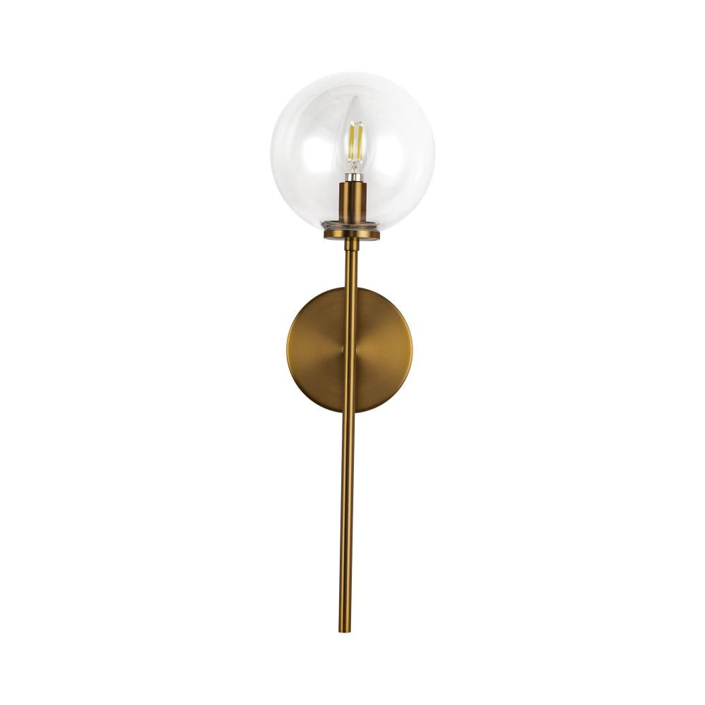 Alora Lighting CASSIA WV549101AGCL Bathroom Fixture Bohemian - Aged Brass