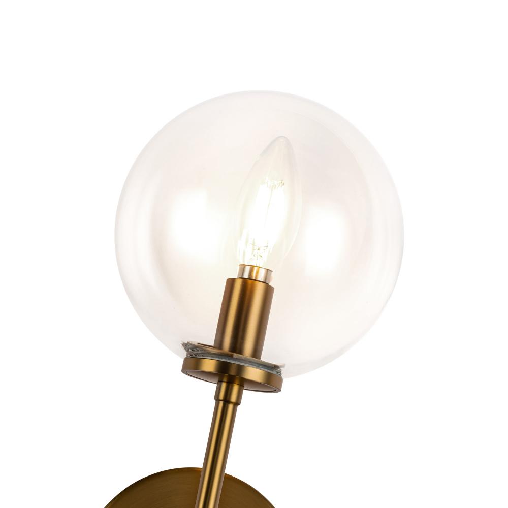 Alora Lighting CASSIA WV549101AGCL Bathroom Fixture Bohemian - Aged Brass