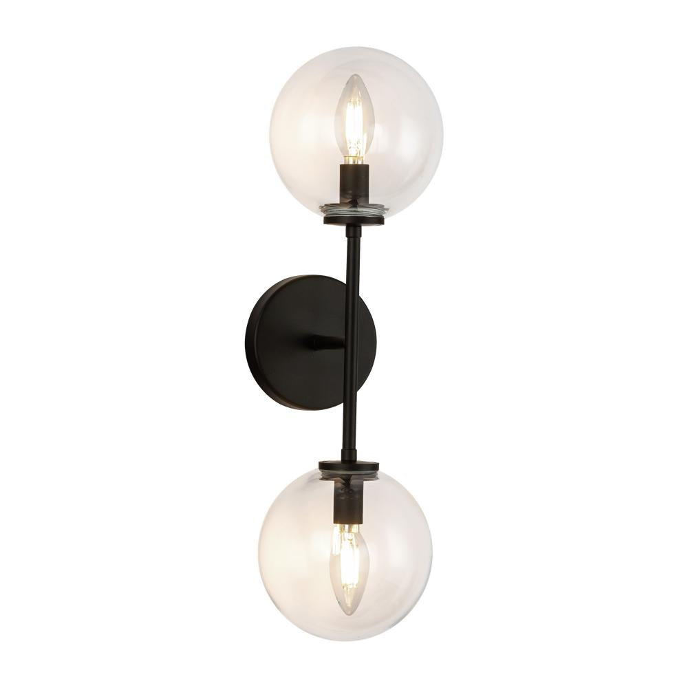 Alora Lighting CASSIA WV549220MBCL Bathroom Fixture Bohemian - Matte Black