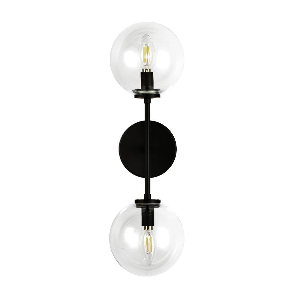 Alora Lighting CASSIA WV549220MBCL Bathroom Fixture Bohemian - Matte Black