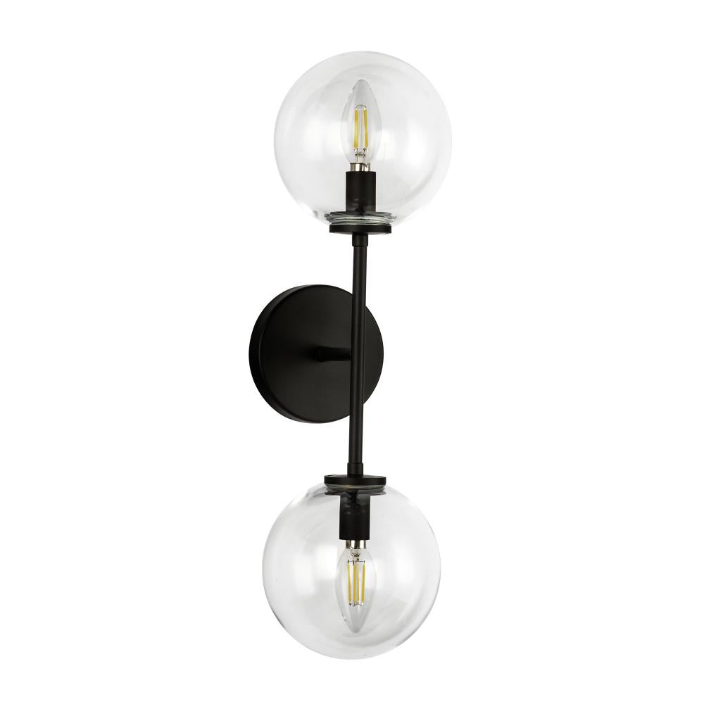 Alora Lighting CASSIA WV549220MBCL Bathroom Fixture Bohemian - Matte Black