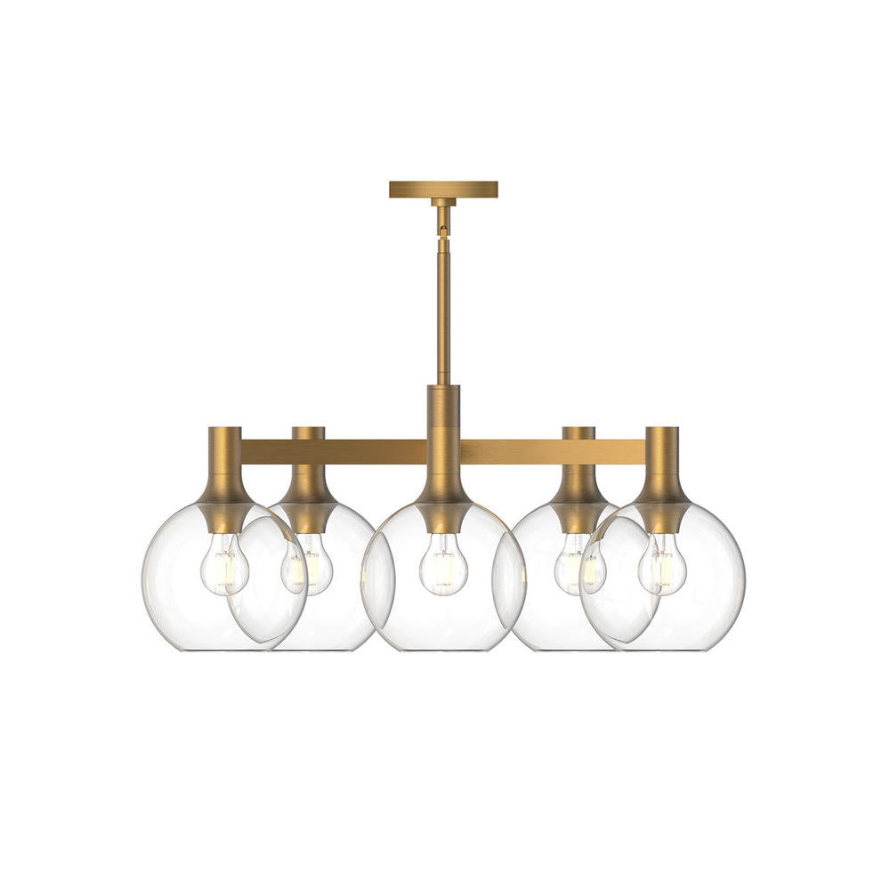 Alora Lighting CASTILLA CH506129AGCL Chandelier - Aged Gold