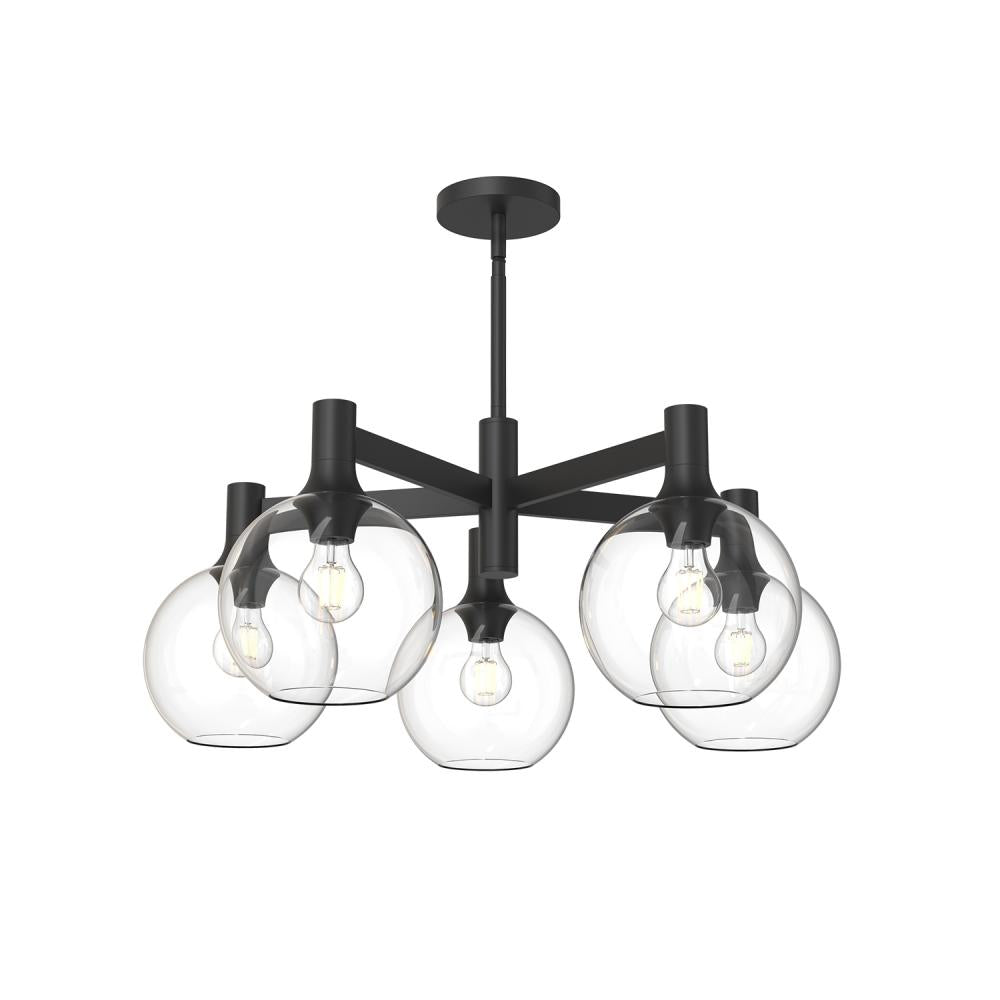 Alora Lighting CASTILLA CH506129MBCL Chandelier - Matte Black