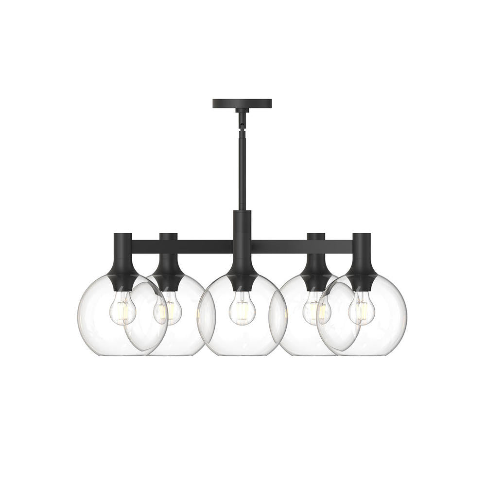 Alora Lighting CASTILLA CH506129MBCL Chandelier - Matte Black