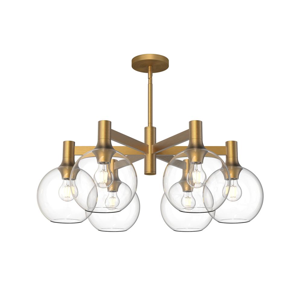 Alora Lighting CASTILLA CH506230AGCL Chandelier - Aged Gold