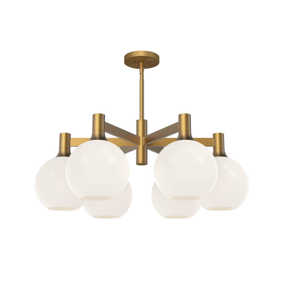 Alora Lighting CASTILLA CH506230AGOP Chandelier - Aged Gold