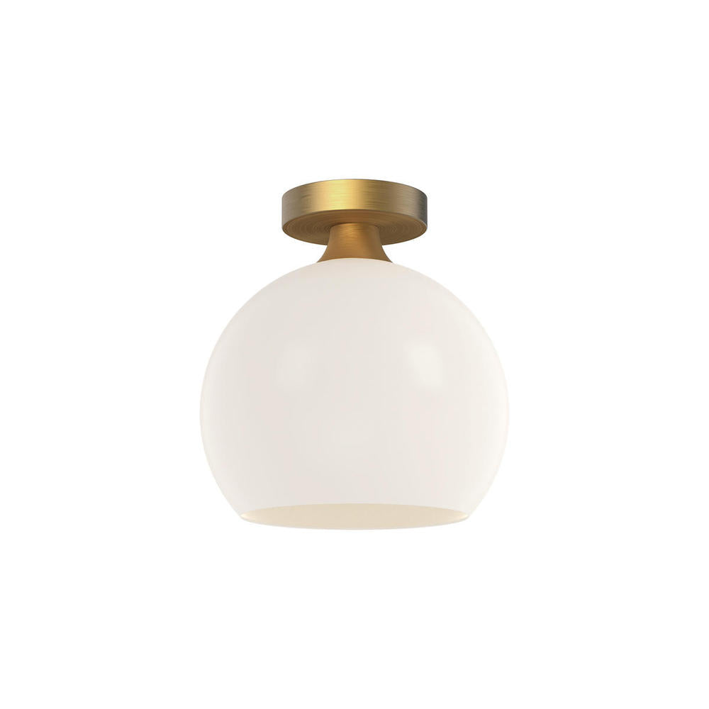 Alora Lighting CASTILLA FM506210AGOP Flush Mount - Aged Gold