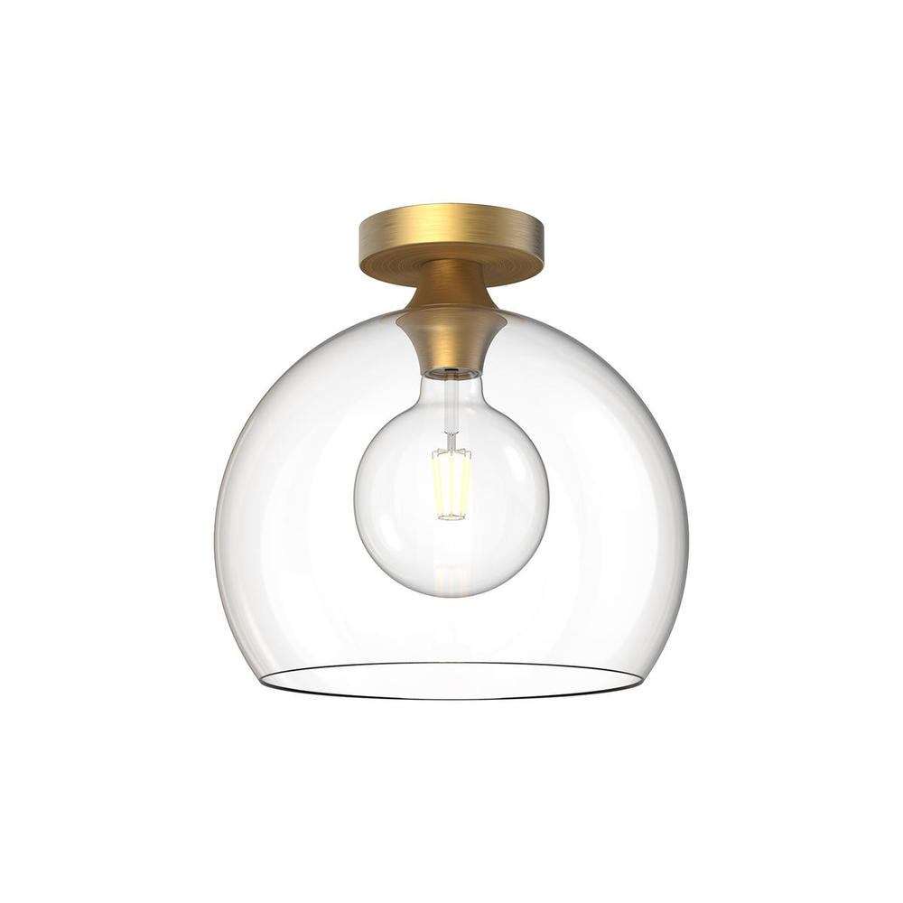 Alora Lighting CASTILLA FM506312AGCL Flush Mount - Aged Gold