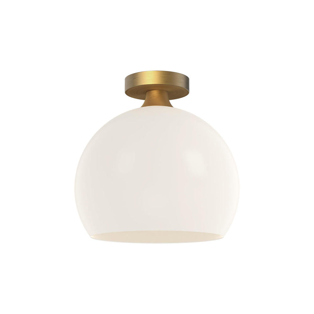 Alora Lighting CASTILLA FM506312AGOP Flush Mount - Aged Gold