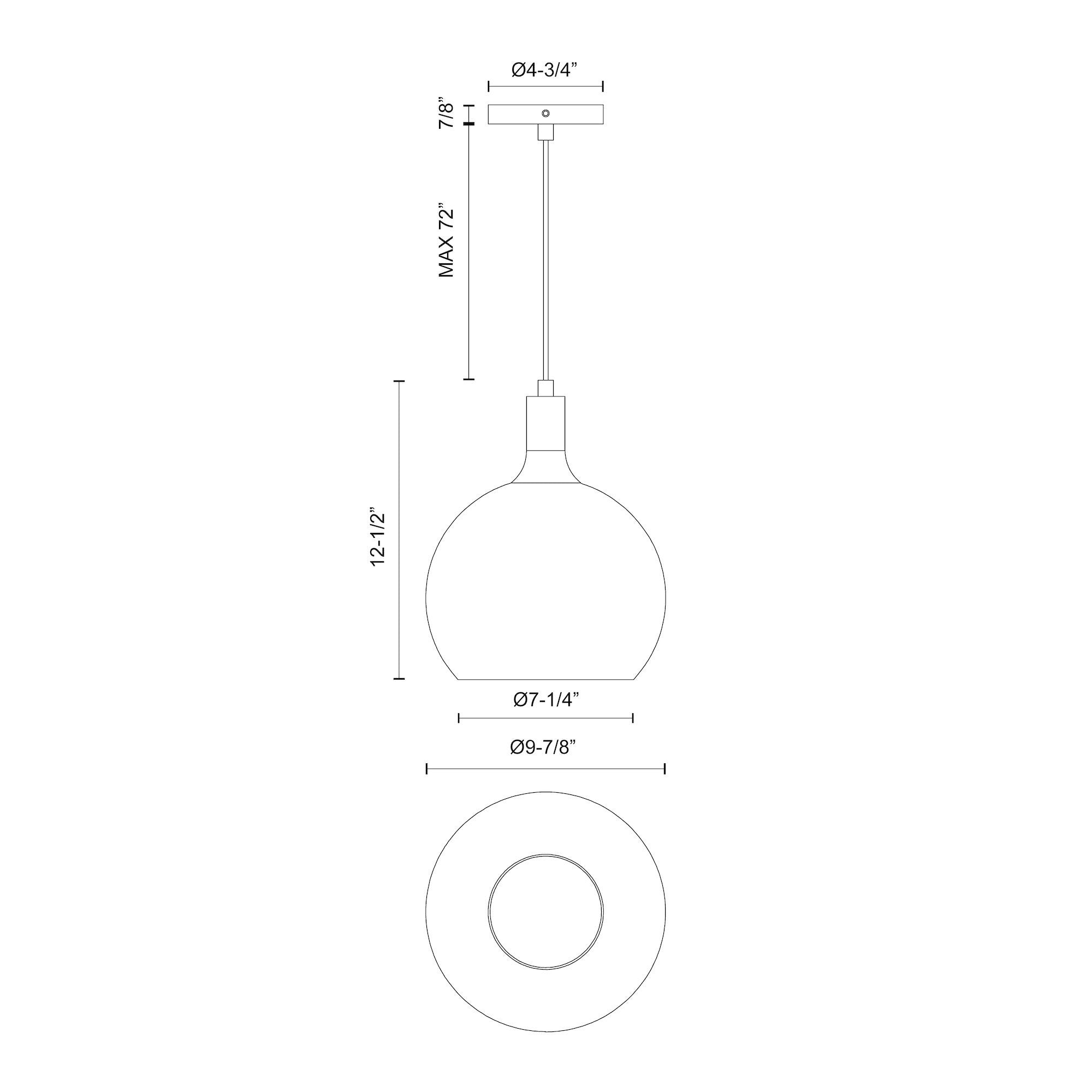 Castilla 10-in Clear Glass/Matte Black 1 Light Pendant