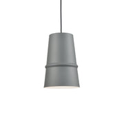 Castor 8-in Gray 1 Light Pendant