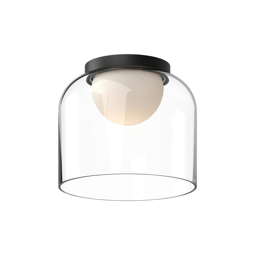 Kuzco Lighting Inc. CEDAR FM52508-BK/CL Flush Mount - Black