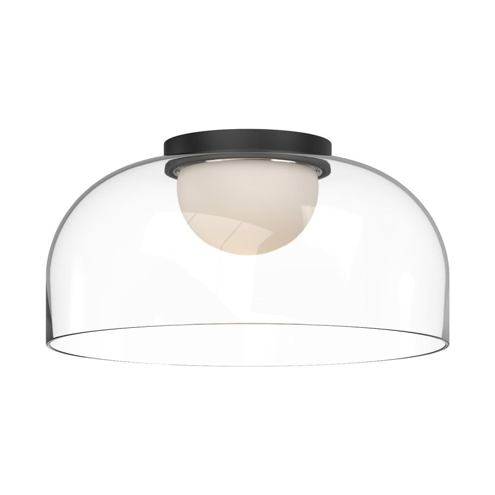 Kuzco Lighting Inc. CEDAR FM52512-BK/CL Flush Mount - Black