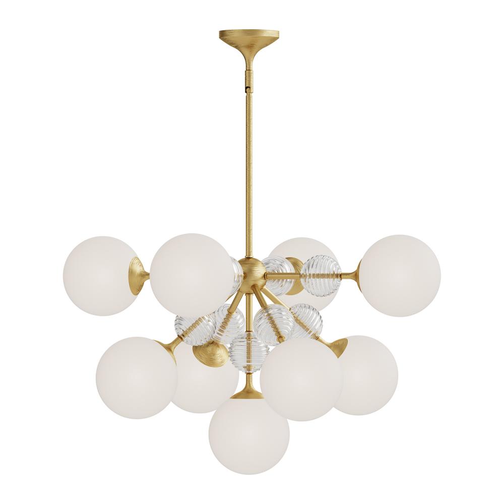 Alora Lighting CELIA CH415331BGOP Chandelier - Brushed Gold