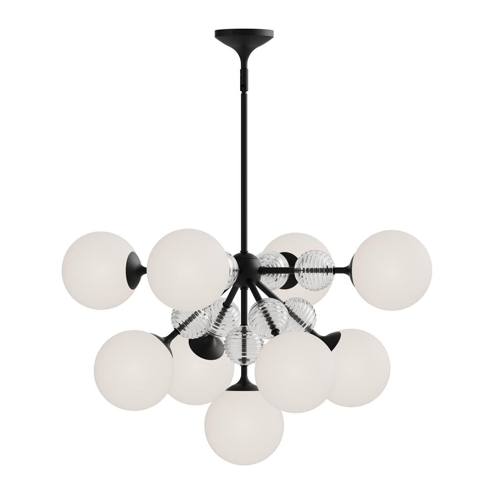 Alora Lighting CELIA CH415331MBOP Chandelier - Matte Black