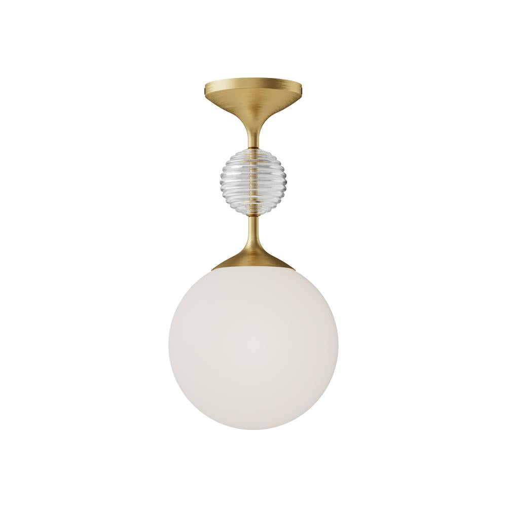 Alora Lighting CELIA SF415308BGOP Semi Flush Mt - Brushed Gold