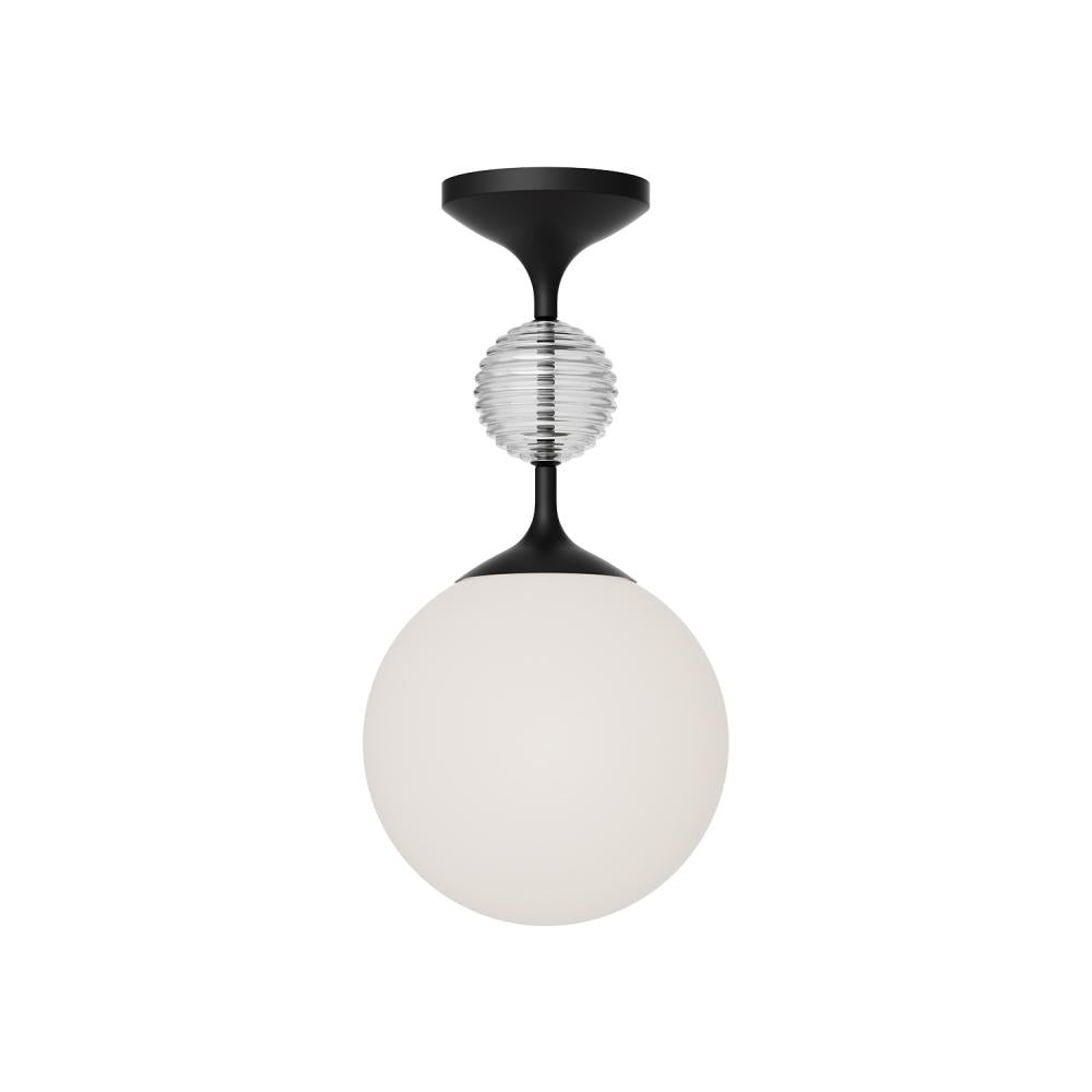 Alora Lighting CELIA SF415308MBOP Semi Flush Mt - Matte Black