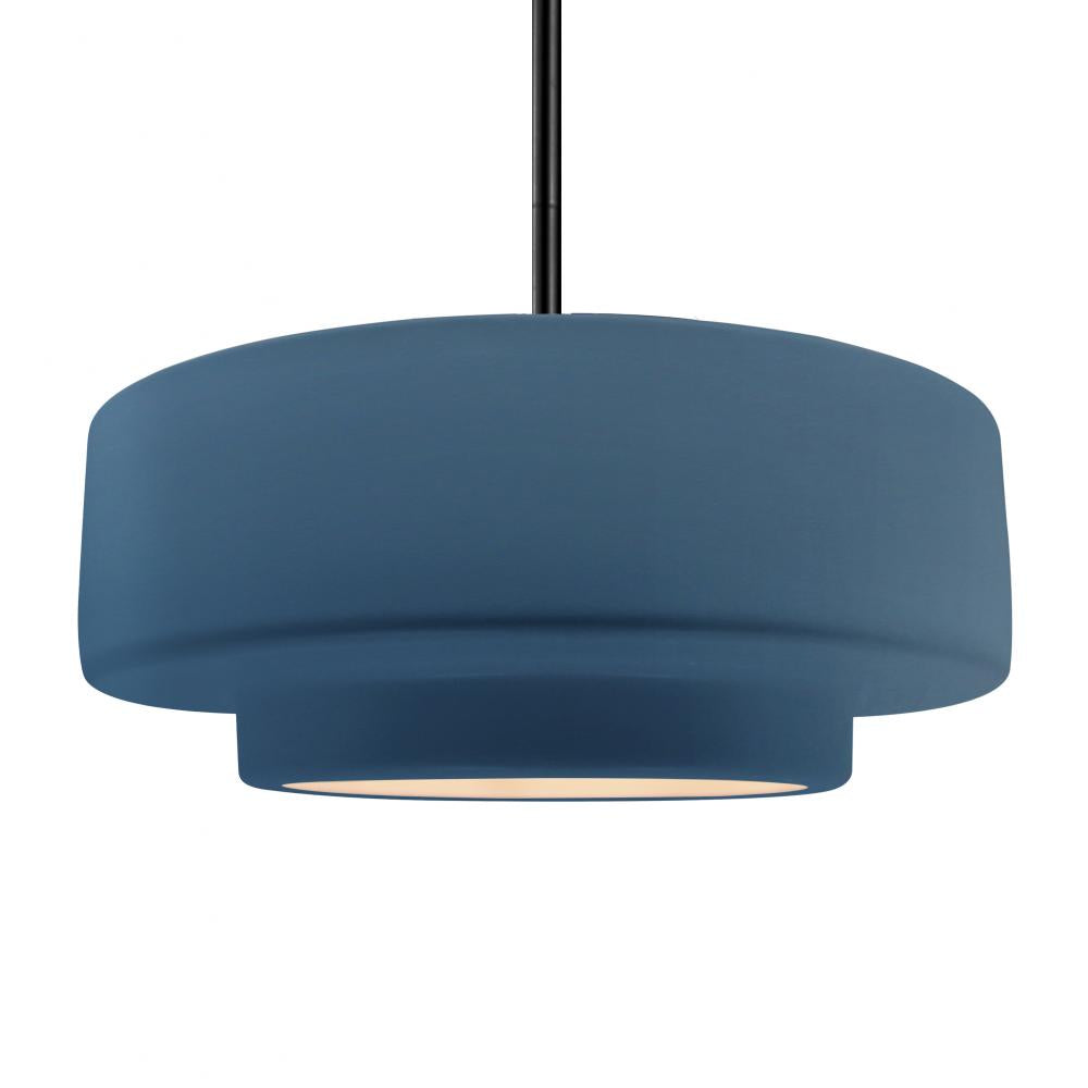 Justice Design Group RADIANCE CER-6545-MDMT-MBLK-RIGID Pendant - Midnight Sky With Matte White Internal