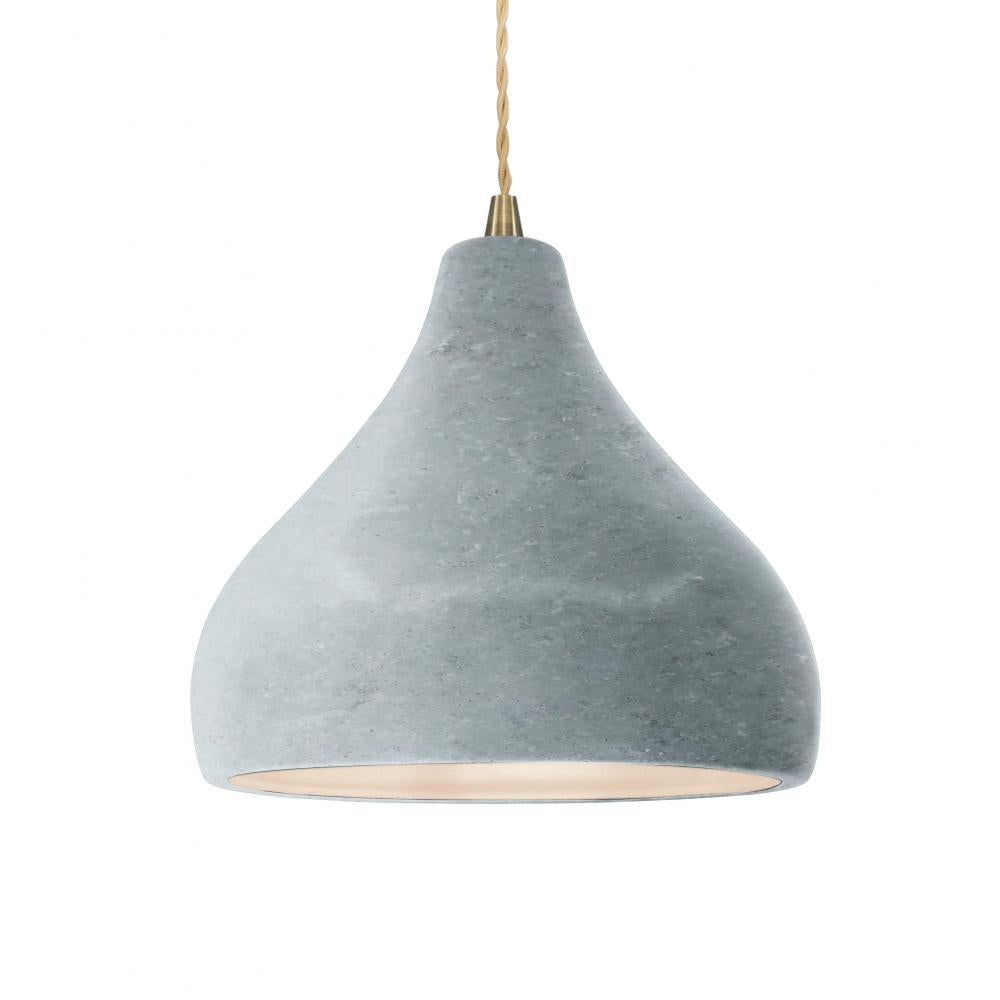 Justice Design Group RADIANCE CER-6563-CONC-ABRS-BEIG-TWST Pendant - Concrete