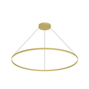 Cerchio 60-in Brushed Gold LED Pendant