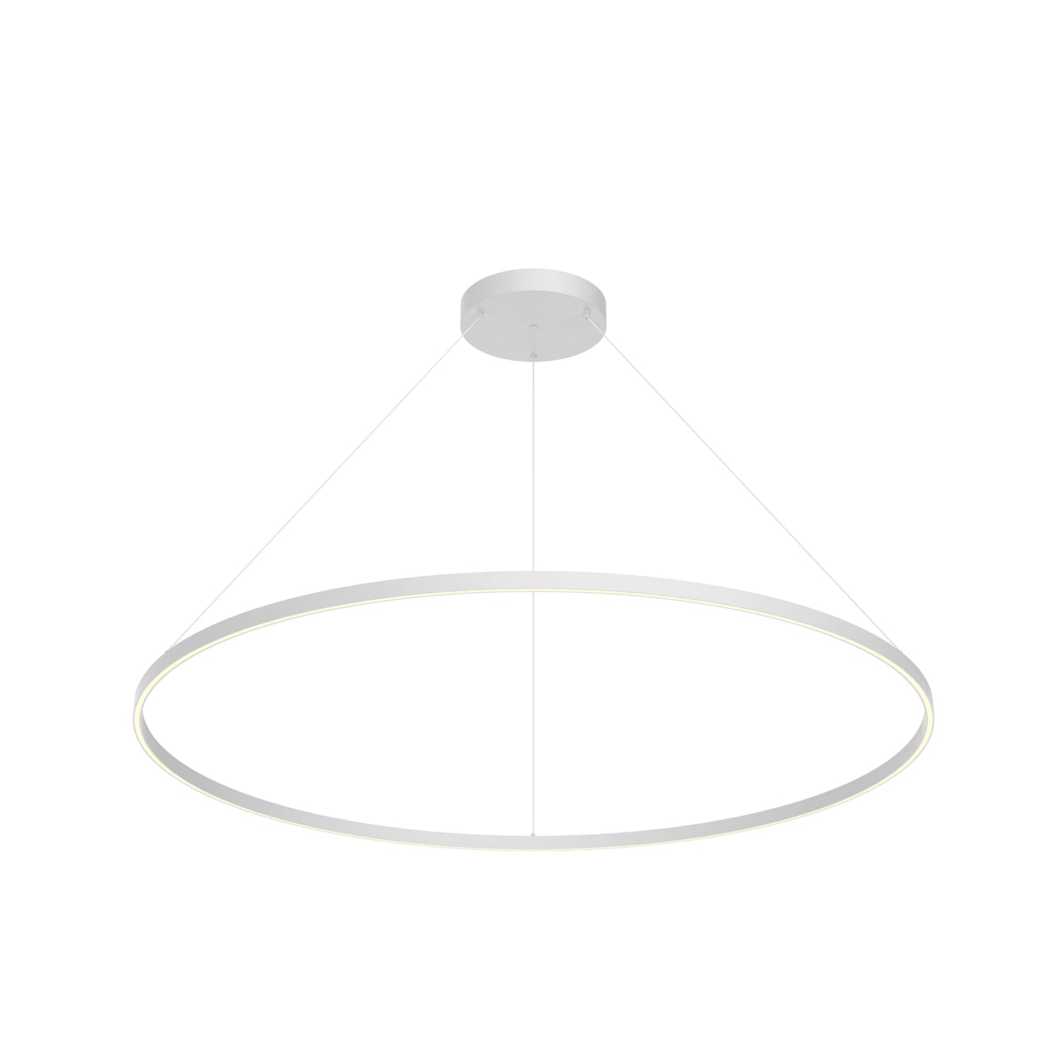 Cerchio 60-in White LED Pendant