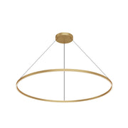 Cerchio 60-in Brushed Gold LED Pendant