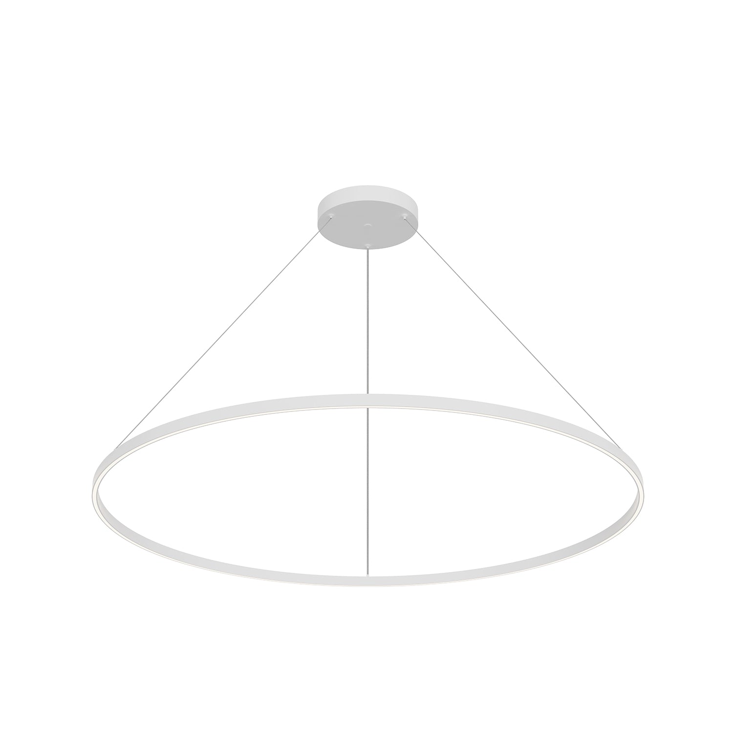 Cerchio 60-in White LED Pendant
