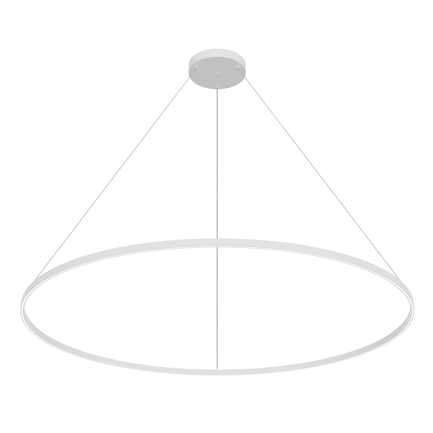 Cerchio 72-in White LED Pendant