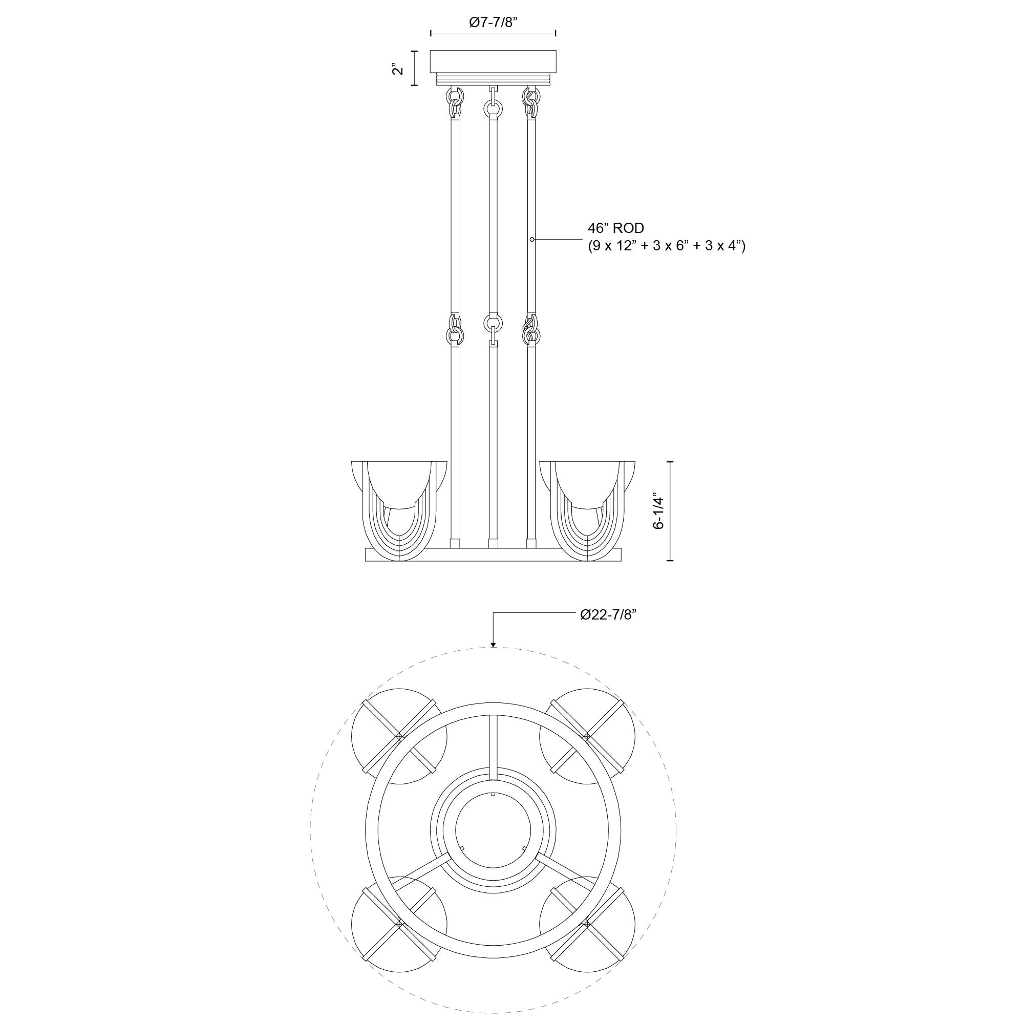Colette 22-in Vintage Brass/Alabaster LED Chandelier