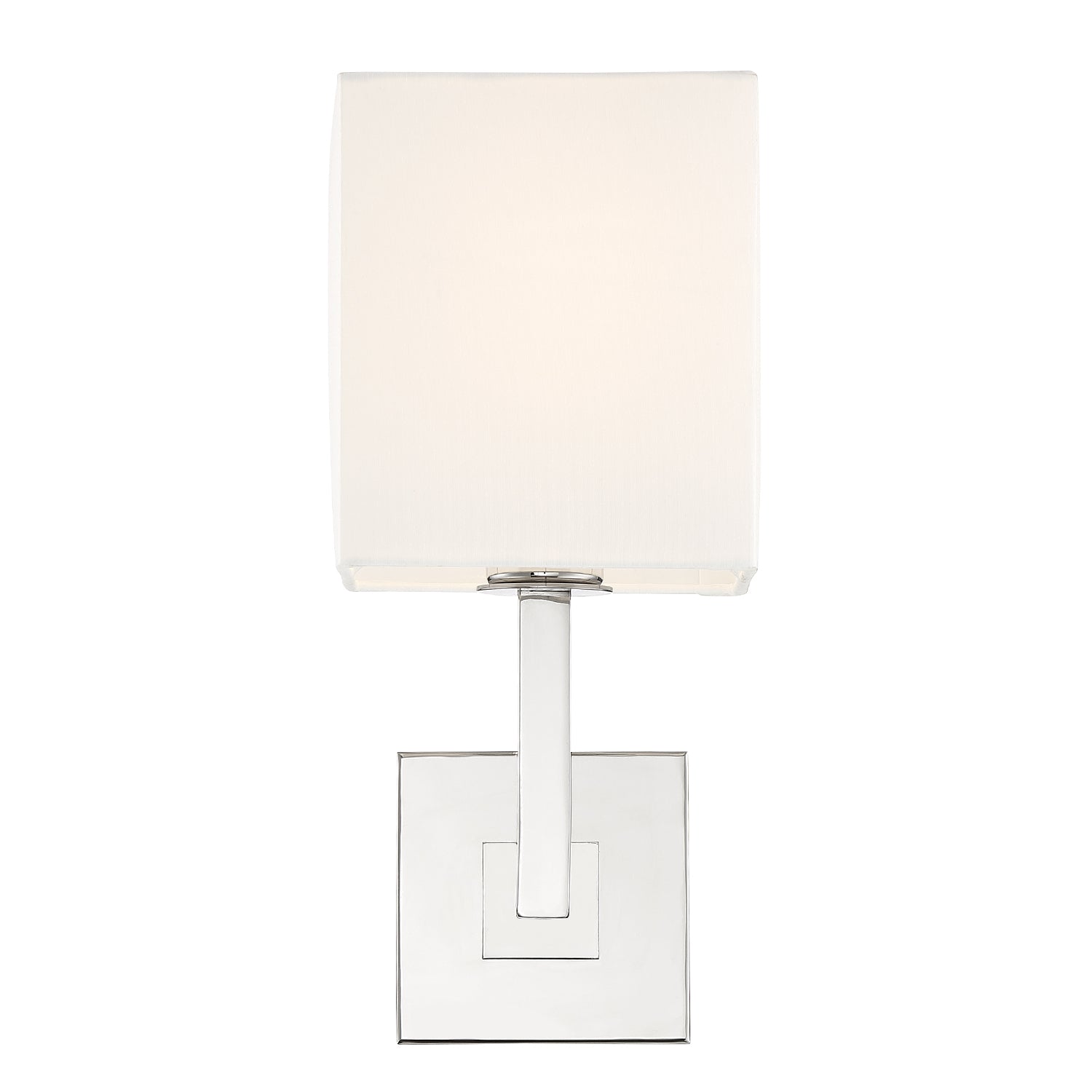 Crystorama Chatham CHA-491-PN – 6 Inch – 1 Light – Sconce – Polished Nickel – Damp Rated